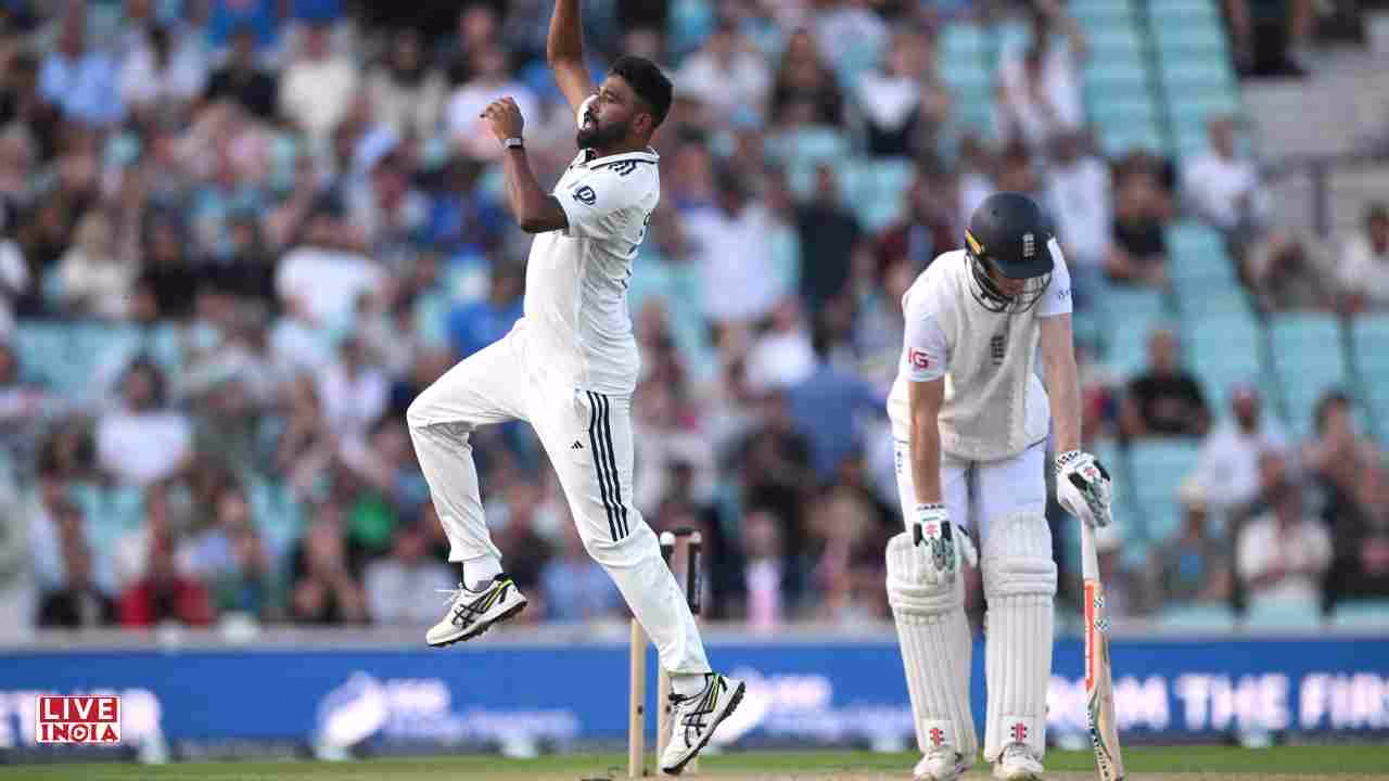 Day 3 Drama at The Oval: Siraj Strikes Late as England Chases 374!