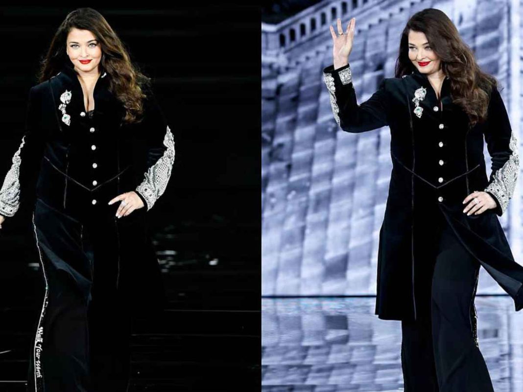 Aishwarya Rai Iconic Walk Breaks the Internet In Manish Malhotra Sherwani At Paris Fashion Week