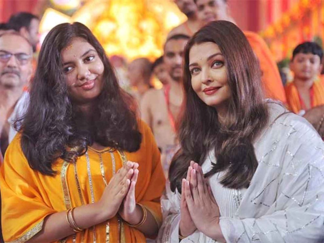Aishwarya Rai, Aaradhya Seek Blessings at Ganapati Celebrations