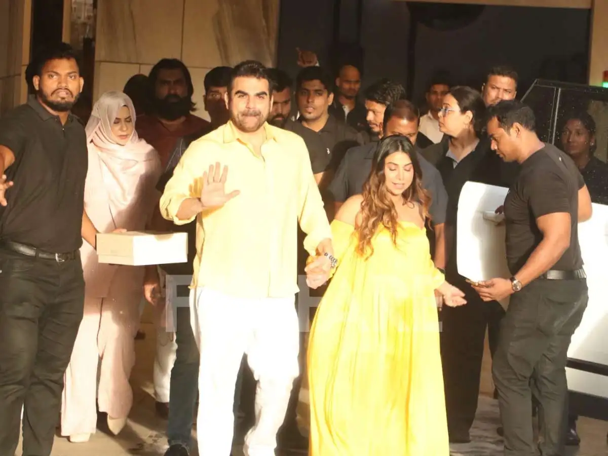 Arbaaz Khan and Sshura Khan Host Star-Studded Baby Shower; Salman Khan and Iulia Vantur Attend
