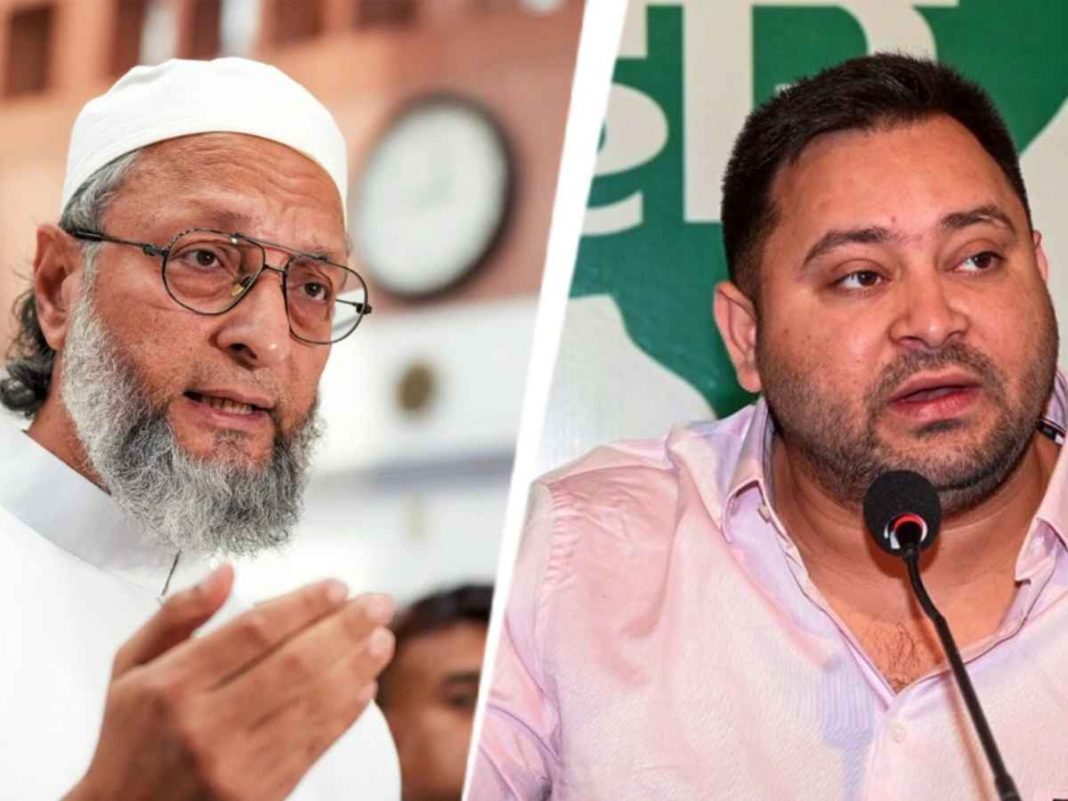 Bihar Elections: Owaisi Pushes for Mahagathbandhan Alliance as BJP Alleges RJD-Congress Rift