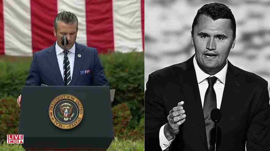 Pentagon Honors Charlie Kirk on 9/11 Anniversary as Defense Secretary Pete Hegseth Calls Him an “American Patriot”