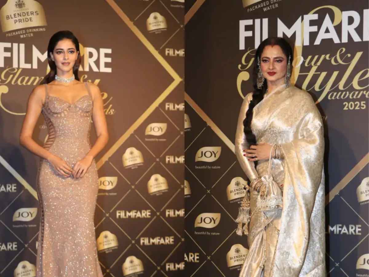 From Ananya Panday To Ibrahim Ali & Other Celebs Turn Up the Glamour At Filmfare Awards