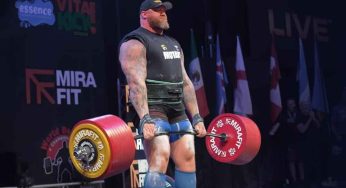 Game Of Thrones’ Hafthor “The Mountain” Bjornsson Shatters Deadlift World Record Again – Watch