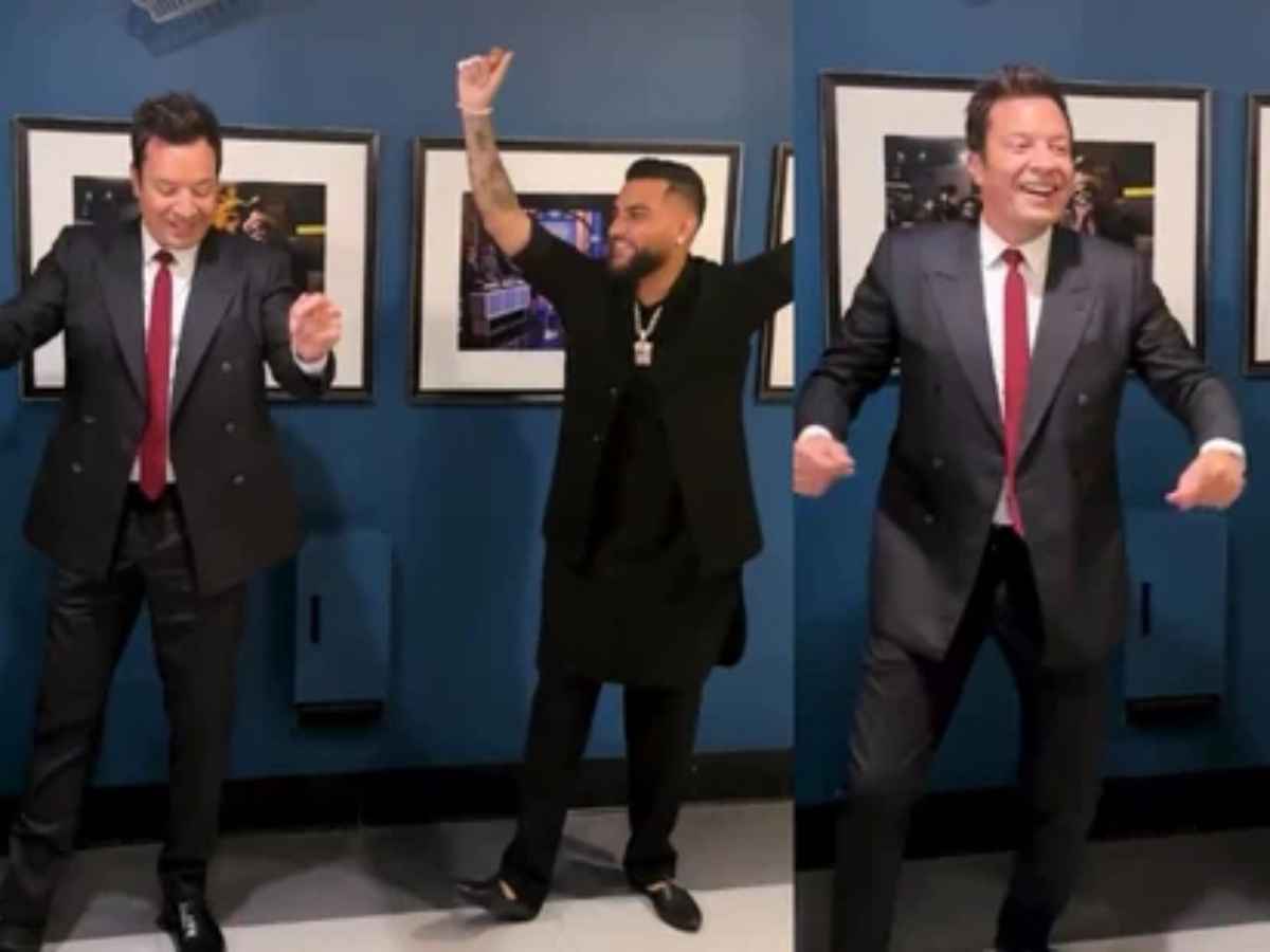 Karan Aujla Teaches Jimmy Fallon the Bhangra Moves, Groove to His Hit Track 'Gabru'
