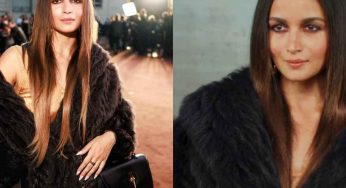 Alia Bhatt Dazzles Milan Fashion Week in a Dramatic Black Fur Coat