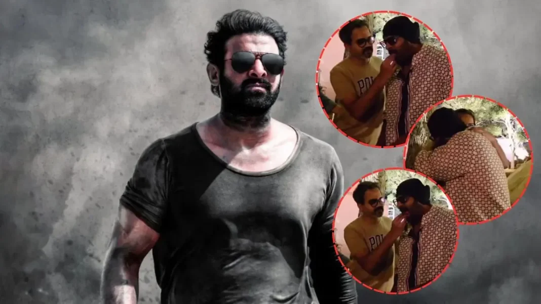 Prabhas Rings In 46th Birthday with Director Prashanth Neel and Salaar Team