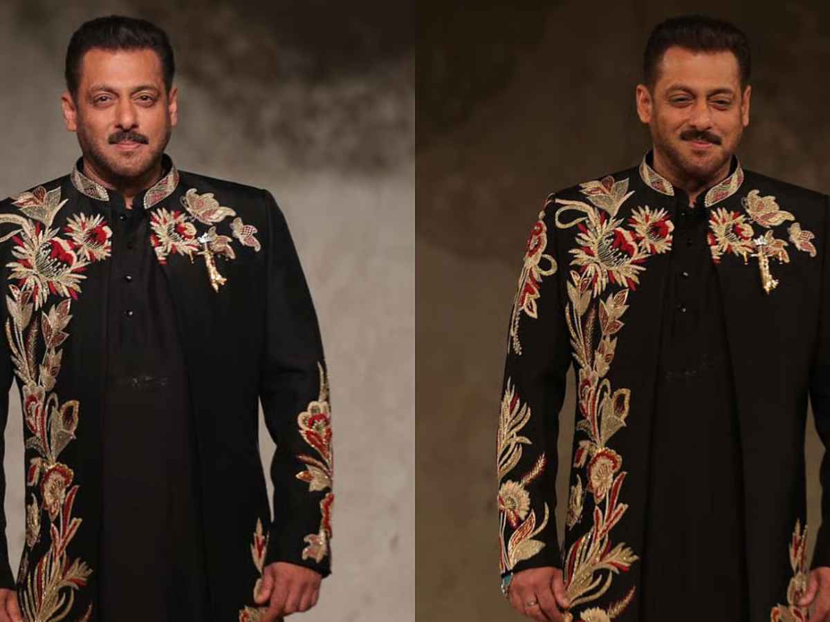 Salman Khan Slays in Exquisite Floral Sherwani as Showstopper