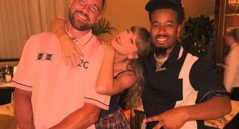 Taylor Swift Flaunts Engagement Ring, Holds Travis Kelce Close On Date Night