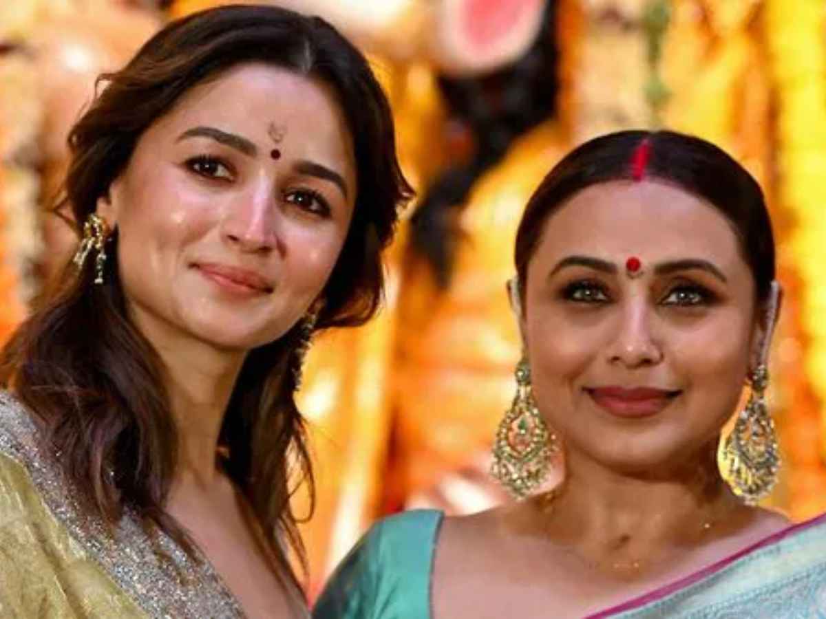 Alia Bhatt Dazzles In Dhakai Jamdani Saree For Durga Puja Celebrations