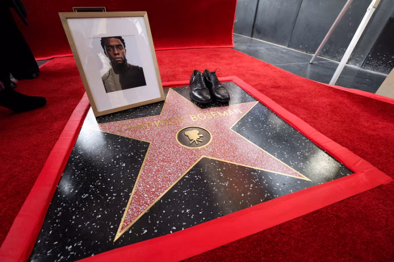 Chadwick Boseman Posthumously Honored with Hollywood Walk of Fame Star
