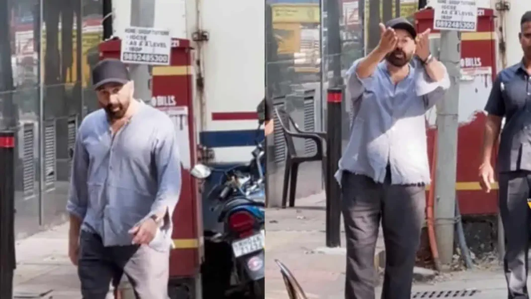 Sunny Deol Lashes Out At Media Outside His Home