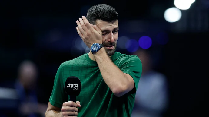 Novak Djokovic In Tears On Court, Breaks Down While Honoring Mentor Nikola Pilic