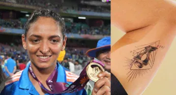 Harmanpreet Kaur Celebrates World Cup Glory with Permanent Tattoo