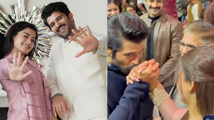 Rashmika Mandanna gets emotional at The Girlfriend success meet; Vijay Deverakonda praises her performance