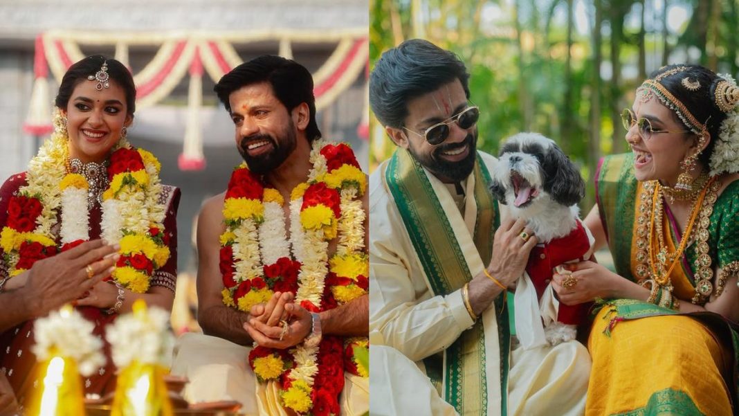 Keerthy Suresh and Antony Thattil Celebrate First Anniversary with Sweet Wedding Video