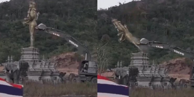 ‘Security-Driven Action, Not Religious’: Thailand Explains Demolition of Lord Vishnu Idol Near Cambodia Border
