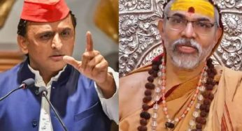Akhilesh Backs Shankaracharya, Targets Govt
