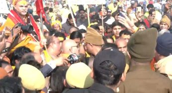 Saints Join Shankaracharya Protest on Day 10