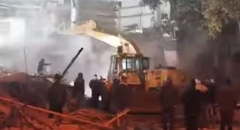 Stone-Pelting During MCD Demolition Sparks Tension In Delhi