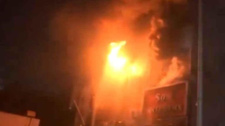 Fire Erupts at DDA Flats in Delhi’s Kalkaji