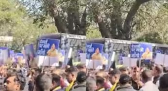 AAP Protests at BJP HQ Over Sikh Sentiment Row