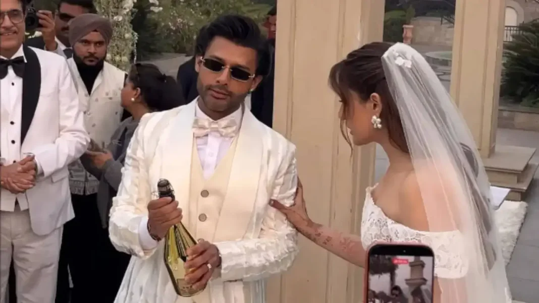 Nupur Sanon Marries Stebin Ben In A Dreamy Lace Gown At Christian Wedding In Udaipur