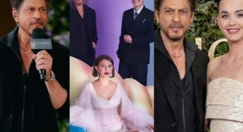 Shah Rukh Khan Stuns Fans Posing With Millie Bobby Brown and Lee Jung-jae at Joy Awards