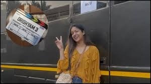 Ishita Dutta Shares First Glimpses From Drishyam 3 Sets