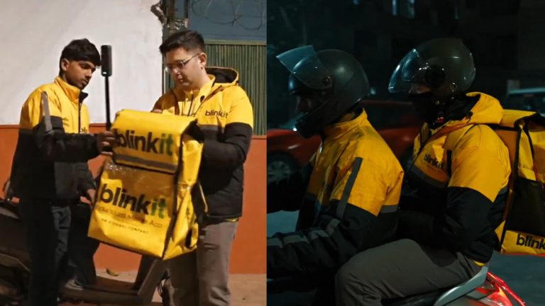AAP MP Raghav Chadha Becomes Blinkit Delivery Agent for a Day