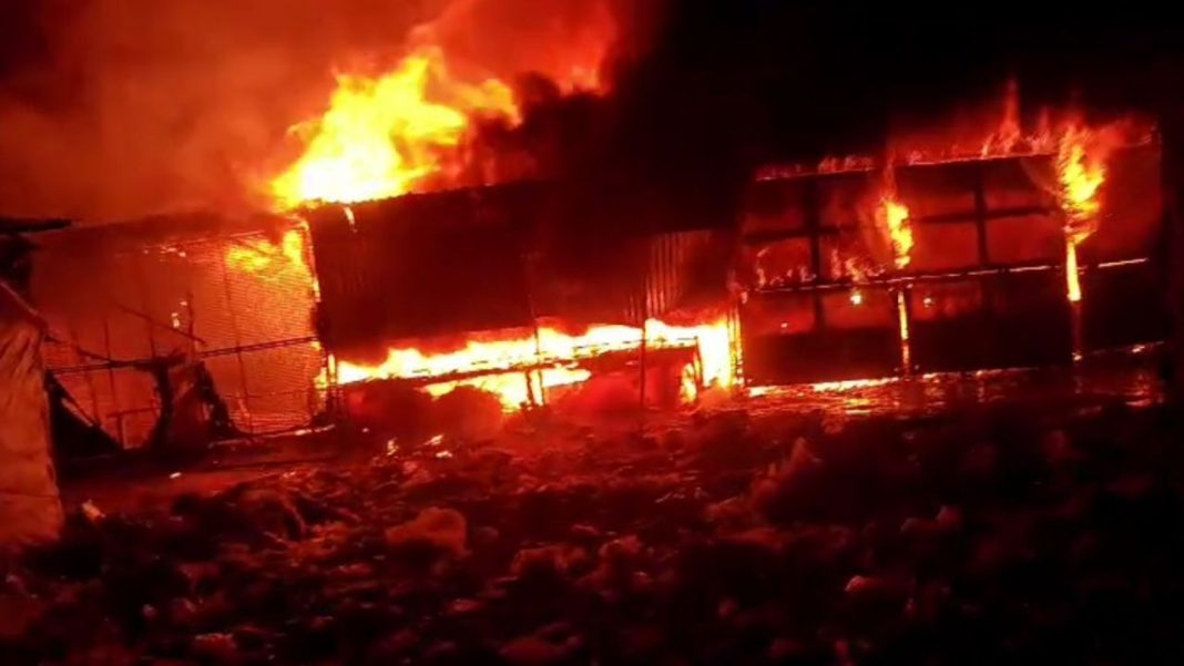 Fire Guts Sonbhadra Fairground