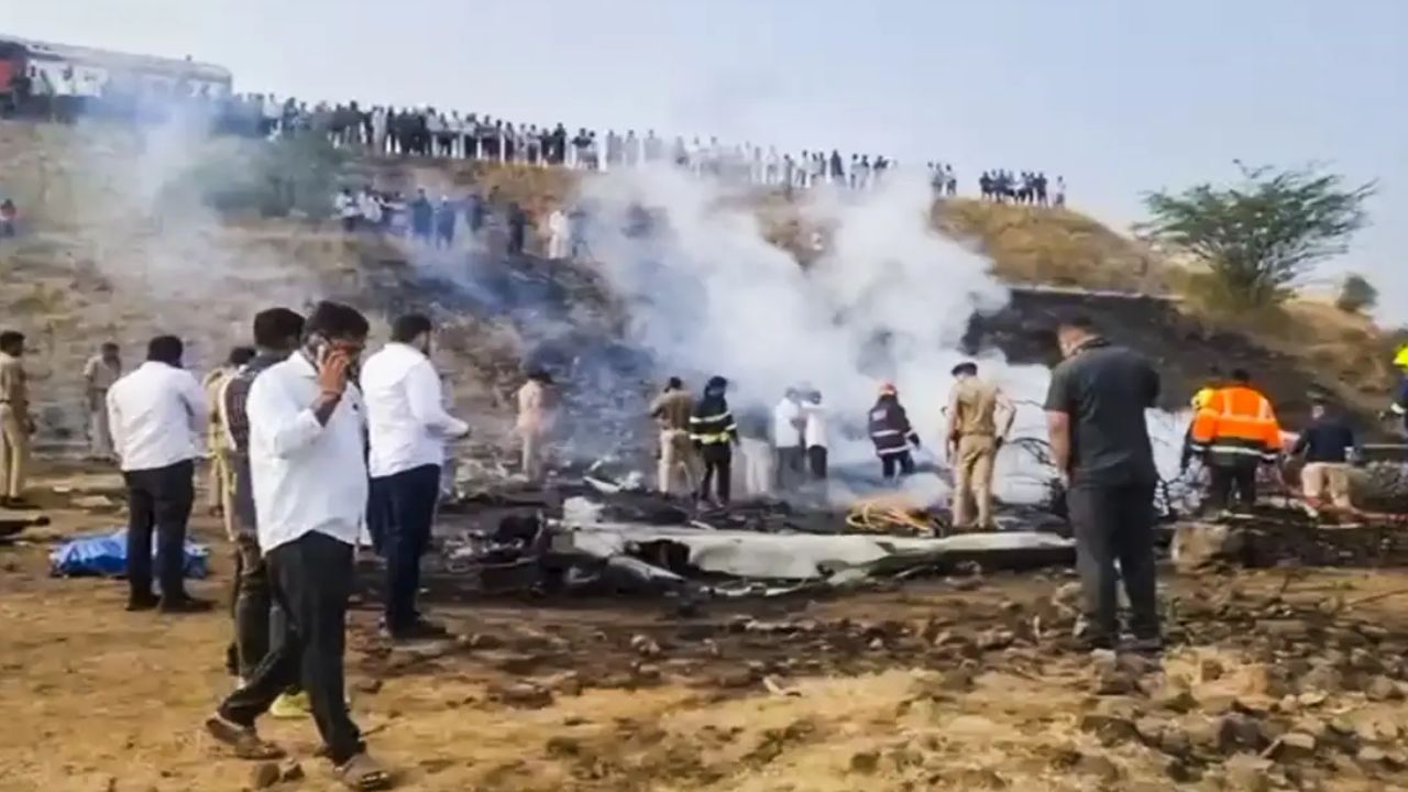 Ajit Pawar Plane Incident: First Visuals Emerge