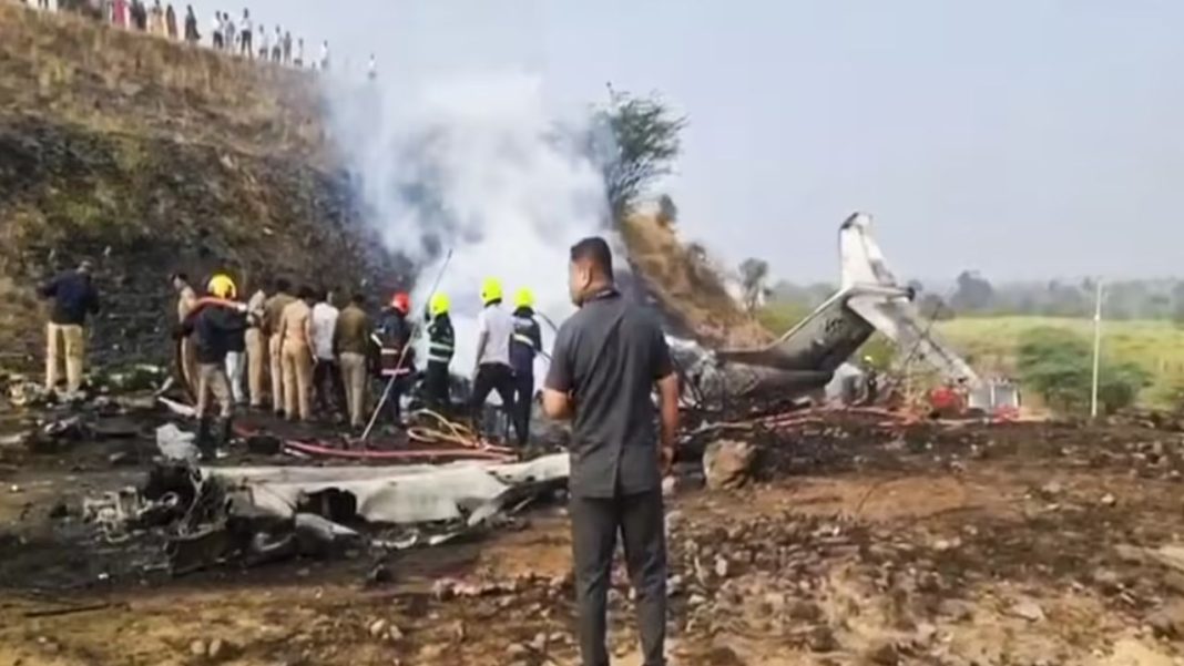 CCTV Captures Ajit Pawar Plane Crash Moments