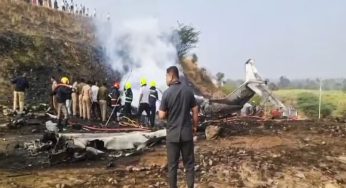 CCTV Captures Ajit Pawar Plane Crash Moments