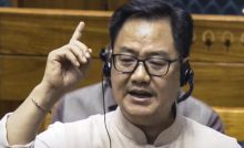 Rijiju Slams Opposition Disruptions