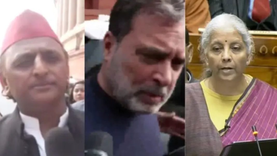 Opposition Slams Union Budget 2026