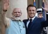 PM Modi Welcomes Macron To India PM Modi Welcomes Macron To India
