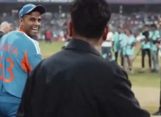 Surya Shares Warm Moment With Rohit Ahead of India-USA Clash Surya Shares Warm Moment With Rohit Ahead of India-USA Clash