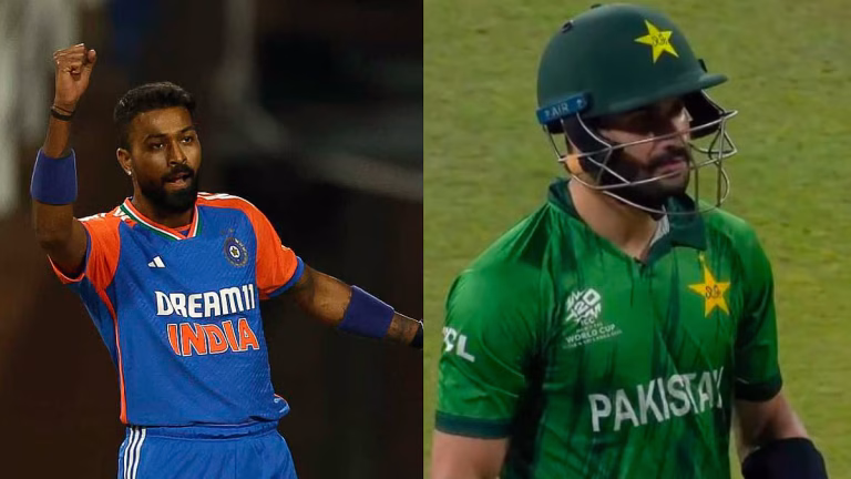 Hardik Pandya's Icy Stare At Sahibzada Farhan Goes Viral