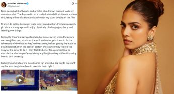 Malavika Mohanan Addresses “Body Double” Controversy in The Raja Saab