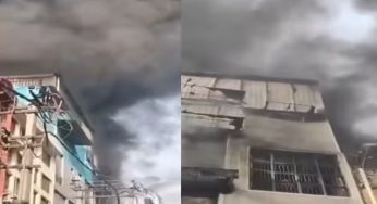 Massive Fire Erupts At Delhi Toy Factory