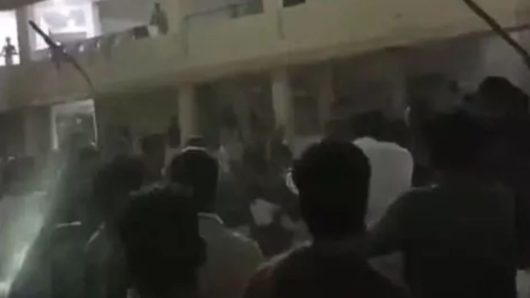 Mess Dispute Turns Violent