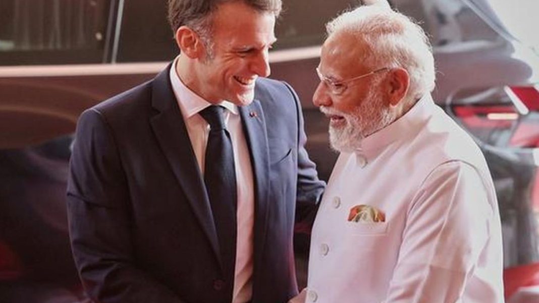Macron Heads To Delhi