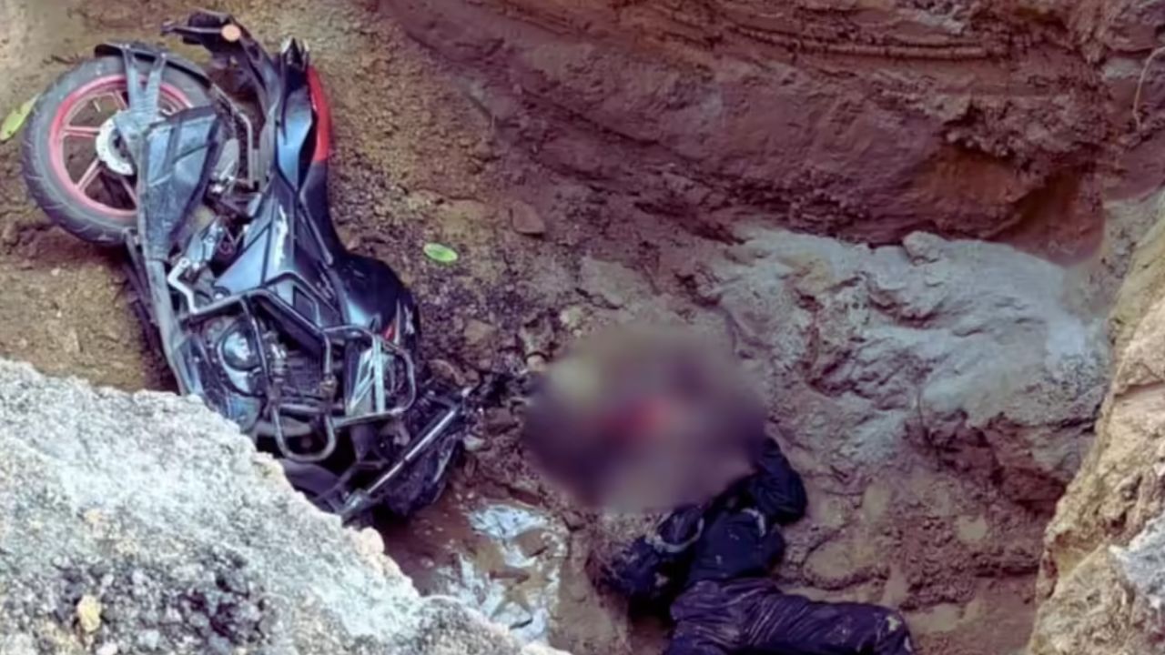 Biker Dies After Falling Into Open Pit in West Delhi