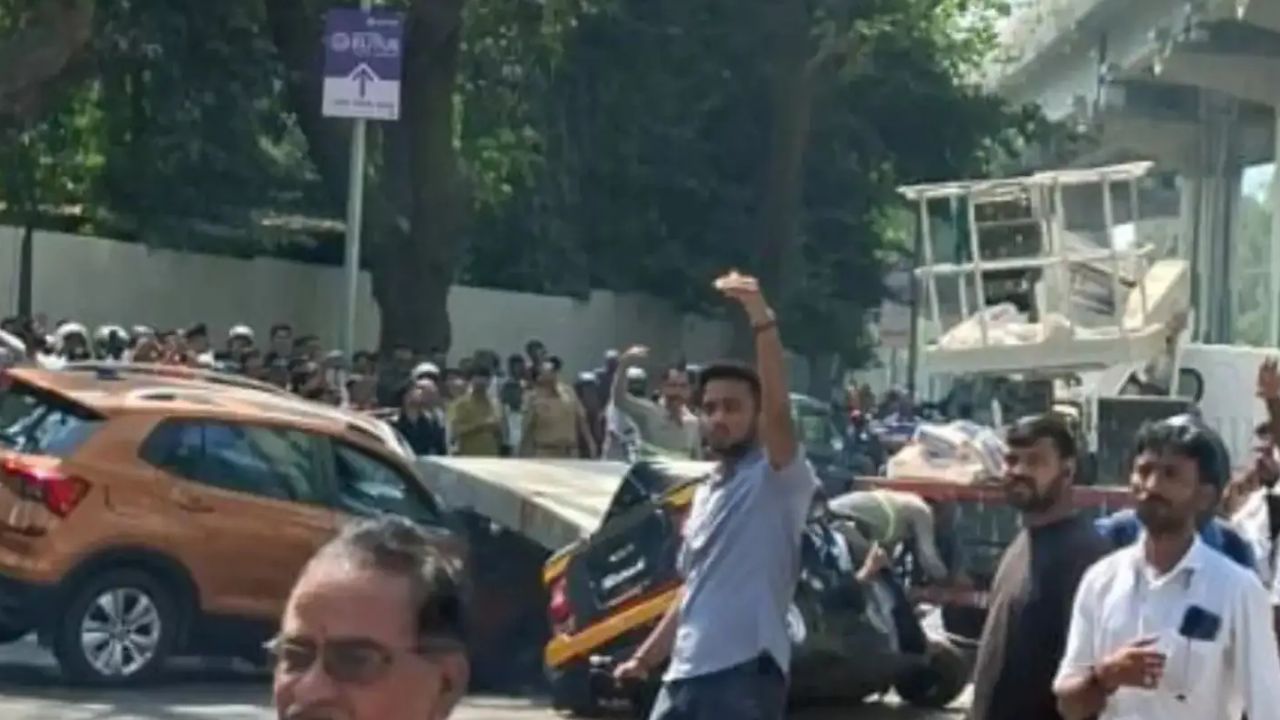 Metro Pillar Section Collapses In Mumbai’s Mulund