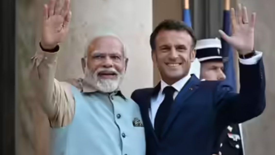 PM Modi Welcomes Macron To India