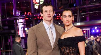 Dua Lipa Stuns In Naked Dress On Valentine’s Date Night With Fiancée Callum Turner