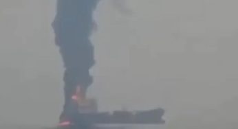 Tanker Hit Near Strait of Hormuz