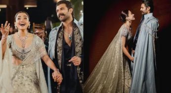 Vijay–Rashmika’s Sangeet Night Glows