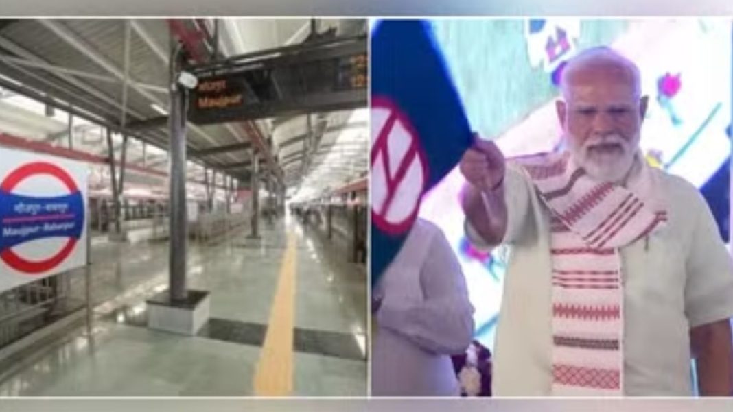 Narendra Modi Inaugurates New Delhi Metro Sections